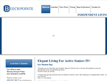 Tablet Screenshot of beechpointeliving.com